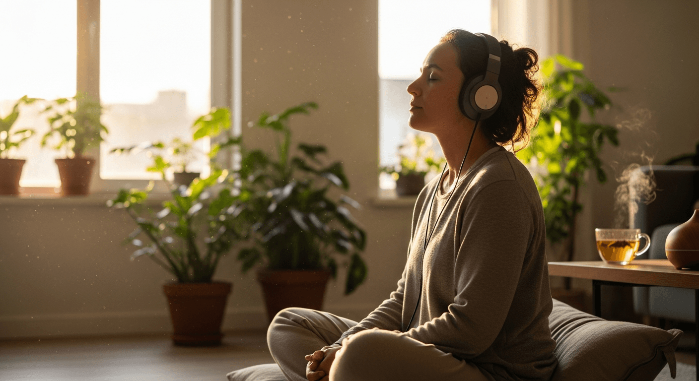 5. Geführte Meditation: Sich begleiten lassen
